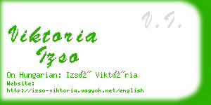 viktoria izso business card